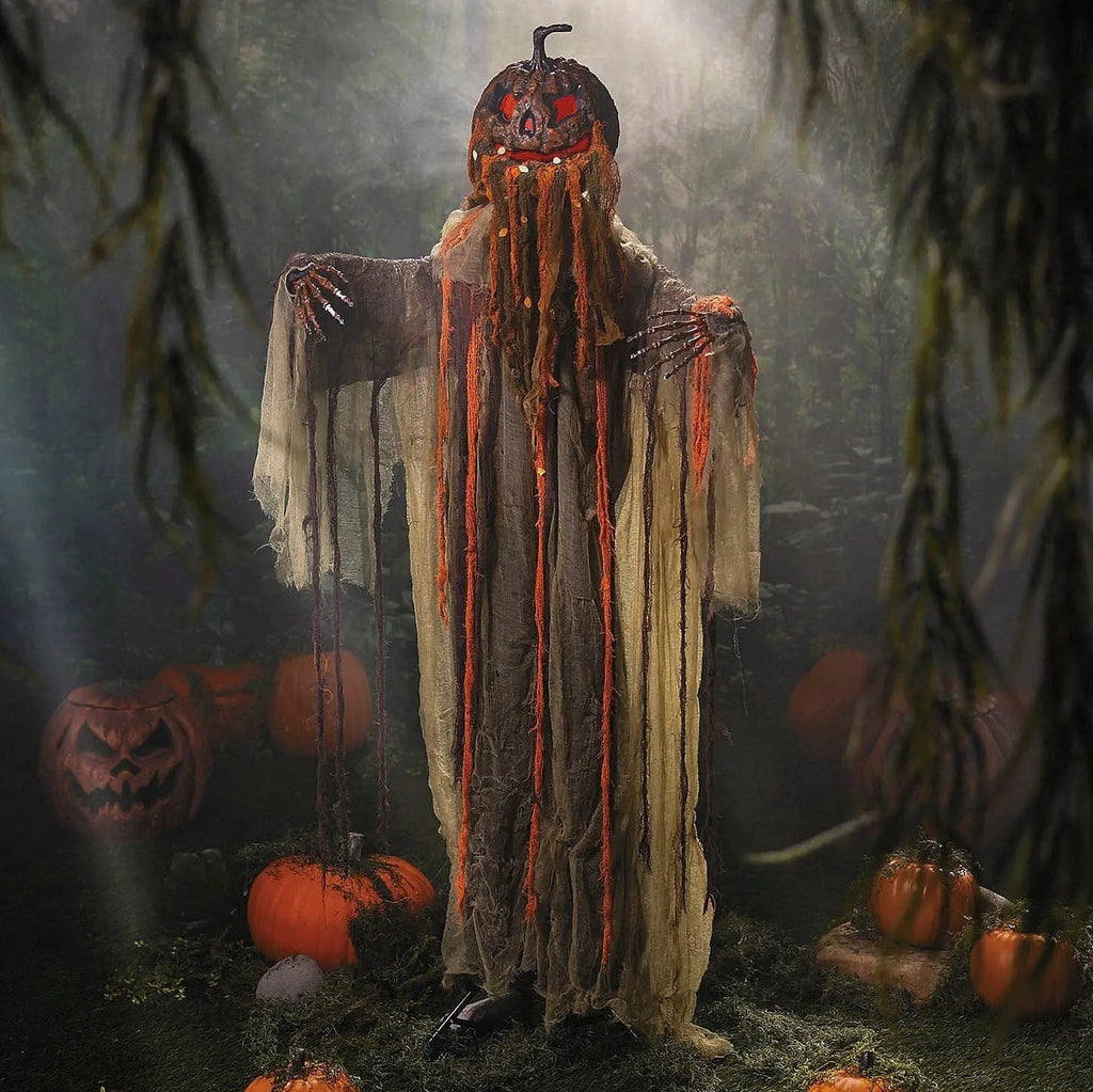 5.8-Foot Animated Rotten PumpkinHead Man product image 1
