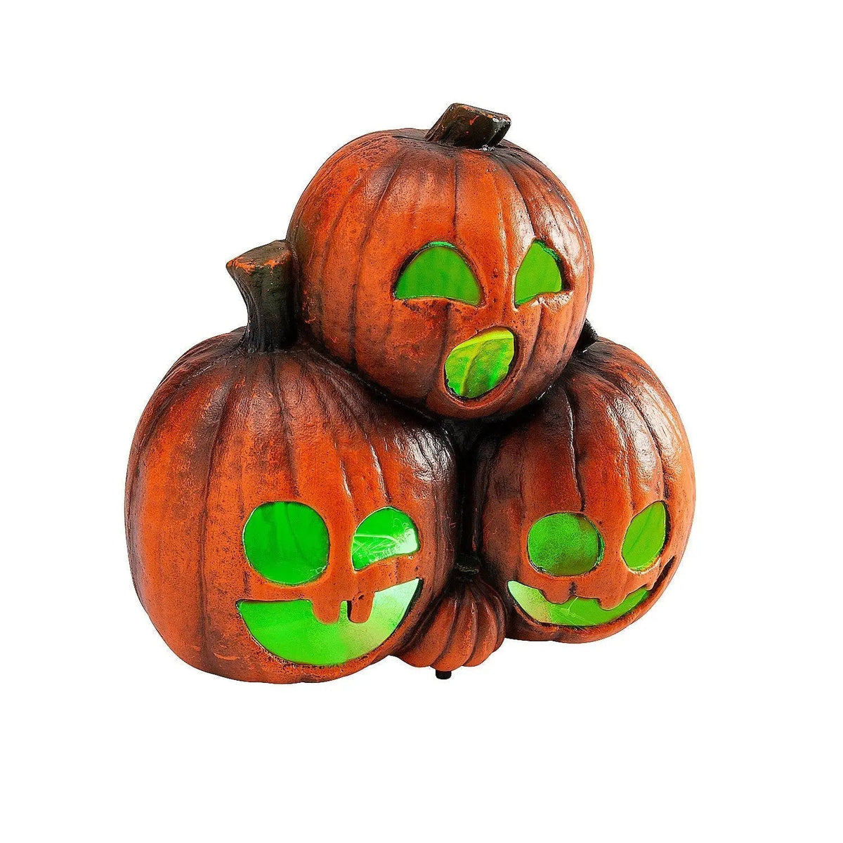 Pumpkin Trio Light Up Jack o Lanterns with Sound product image 2