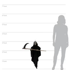 3-Foot Hanging Grave Reaper Animated product image 2