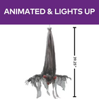 39" Animated Screeching Gray Vampire Bat product image 3