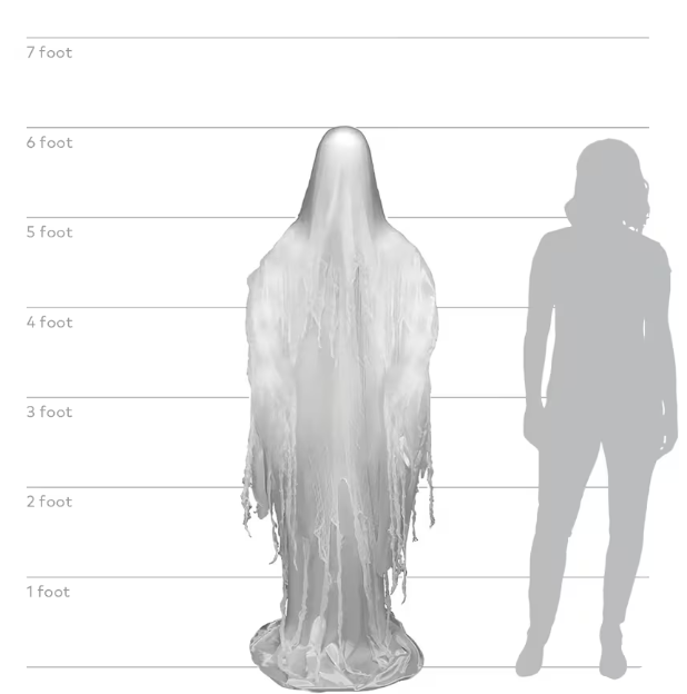 6-Foot Rising Ghost Animated Halloween product image 2