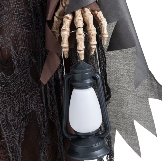 5-Foot Body Turning Animated Reaper with Lantern product image 6